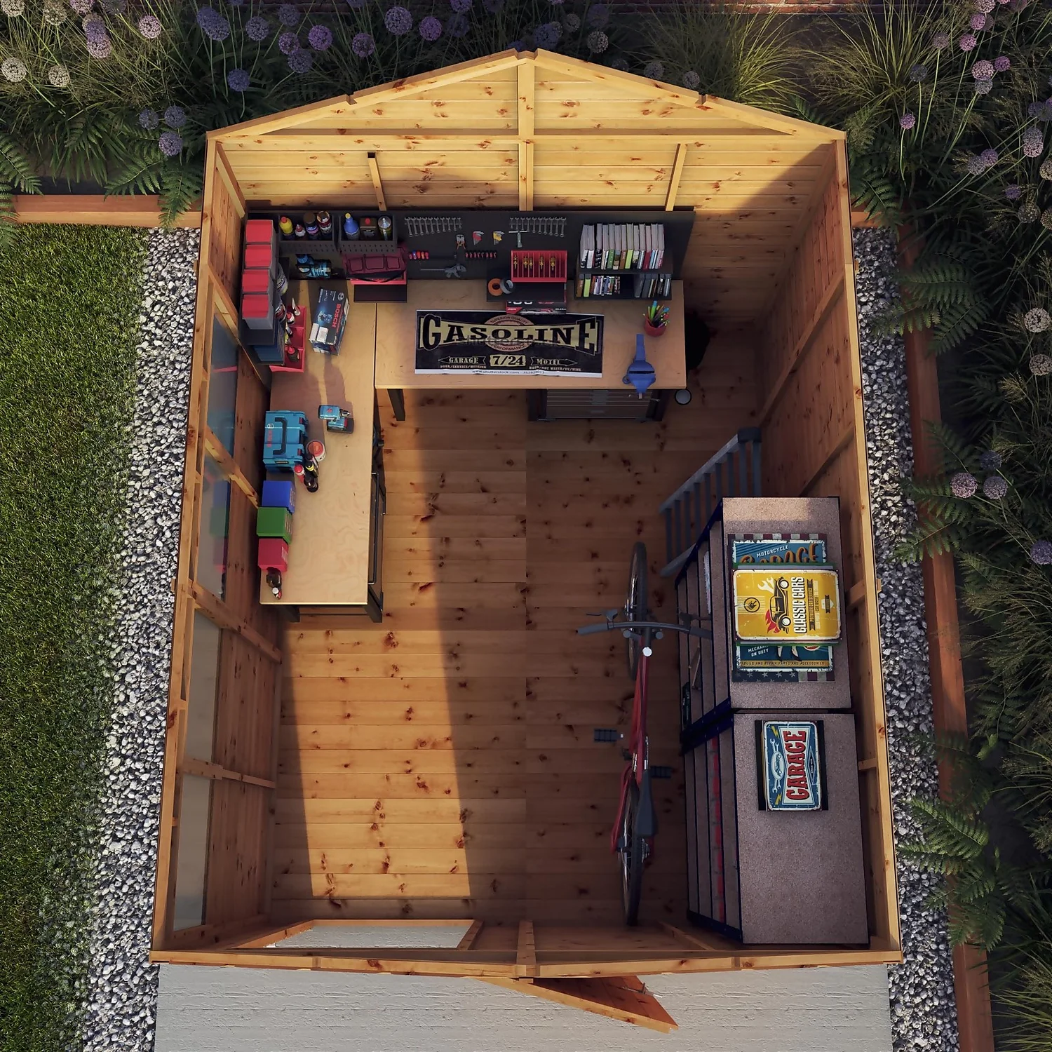 Mercia 10ft X 8ft Premium Shiplap Apex Shed - Including Installation 12 Mercia 10ft X 8ft Premium Shiplap Apex Shed - Including Installation - Image 10