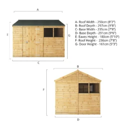 Mercia 10ft X 8ft Premium Shiplap Reverse Apex Shed - Including Installation 18 Mercia 10ft X 8ft Premium Shiplap Reverse Apex Shed - Including Installation -Shed And Soil Sales 13555795 1094949333010744