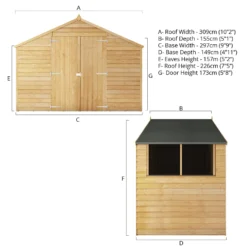 Mercia 5ft X 10ft Overlap Apex Shed -Shed And Soil Sales 13555802 2625047801143630