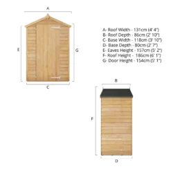 Mercia 3ft X 4ft Overlap Windowless Apex - Including Installation -Shed And Soil Sales 13555803 4085012836338660