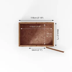 Mercia 3ft X 4ft Overlap Windowless Apex - Including Installation -Shed And Soil Sales 13555803 7965012836370790