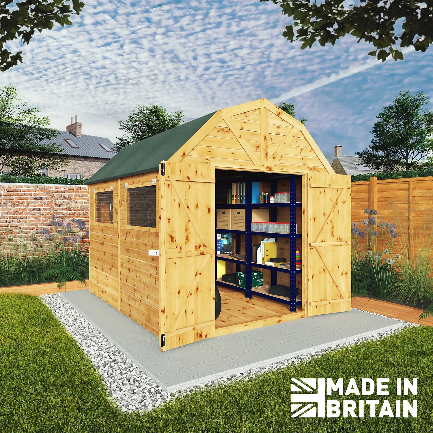 Mercia 10ft X 8ft Premium Shiplap Barn Shed 4 Mercia 10ft X 8ft Premium Shiplap Barn Shed - Image 2