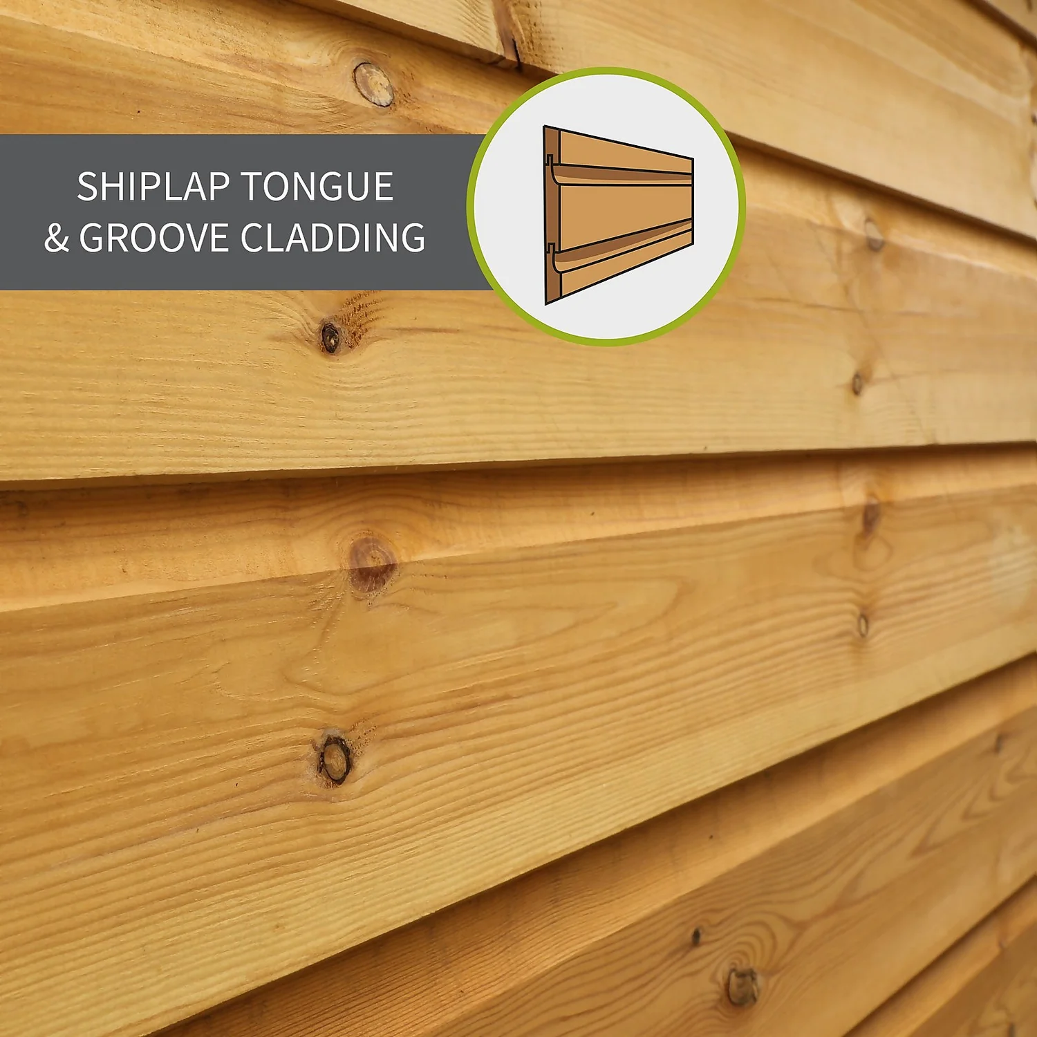 Mercia 12ft X 6ft Premium Shiplap Pent Shed 6 Mercia 12ft X 6ft Premium Shiplap Pent Shed - Image 4