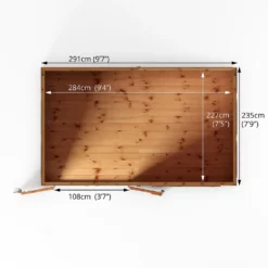 Mercia 10ft X 8ft Premium Shiplap Pent Shed -Shed And Soil Sales 13555861 7635011477717236