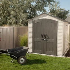 Lifetime Plastic Outdoor Storage Shed - 7x7ft -Shed And Soil Sales 13660826 4494949045632983