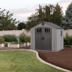 Lifetime Plastic Outdoor Storage Shed - 8x7.5ft -Shed And Soil Sales 13660827 2104949053262331