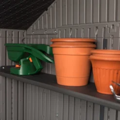 Lifetime Plastic Outdoor Storage Shed - 8x7.5ft -Shed And Soil Sales 13660827 7584949053287834