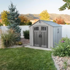 Lifetime Plastic Outdoor Storage Shed - 8x10ft -Shed And Soil Sales 13660829 1734949046074052