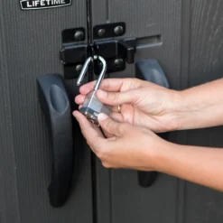 Lifetime Plastic Outdoor Storage Shed - 8x10ft -Shed And Soil Sales 13660829 1984949046215460