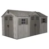 Lifetime 15 X 8ft Rough Cut Dual Entry Outdoor Storage Shed - Installation Included -Shed And Soil Sales 13911316 8294978027602894