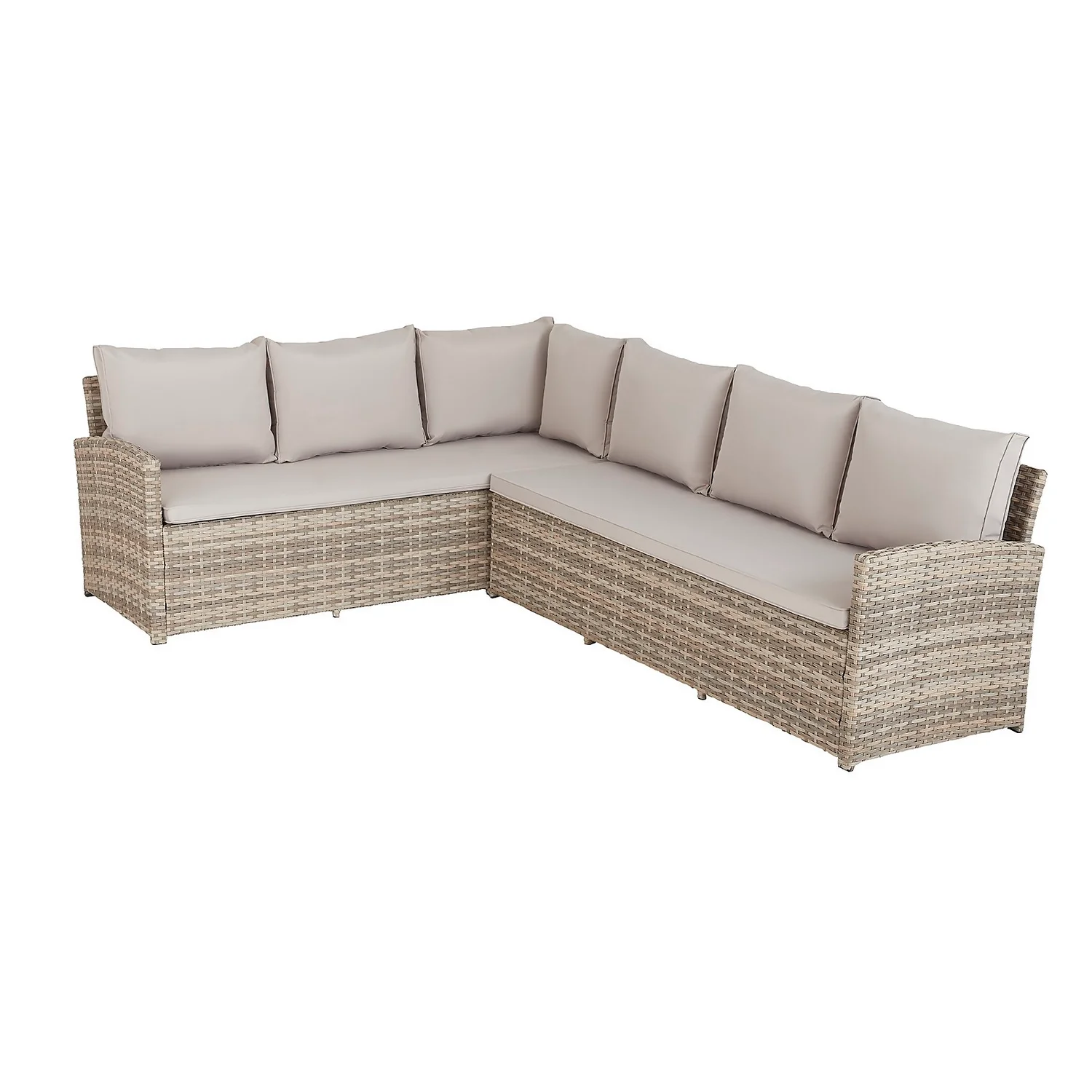Matara Rattan Effect Corner Sofa Set 5 Matara Rattan Effect Corner Sofa Set - Image 3