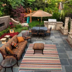 Homebase Outdoor Rug - Bohemian 120x180cm -Shed And Soil Sales 13953334 7804989199384002