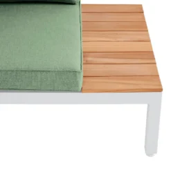 Spirit Metal Garden Corner Sofa Set - Green 11 Spirit Metal Garden Corner Sofa Set - Green -Shed And Soil Sales 13996531 7415055071573595