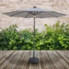 Parasol With Solar Lights 2.7m - Natural -Shed And Soil Sales 13998275 1595005795418436