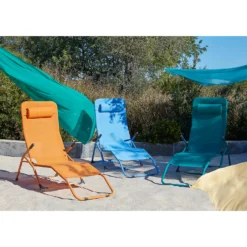 Siesta Sun Lounger - Yellow 10 Siesta Sun Lounger - Yellow -Shed And Soil Sales 14005766 1585022687597849