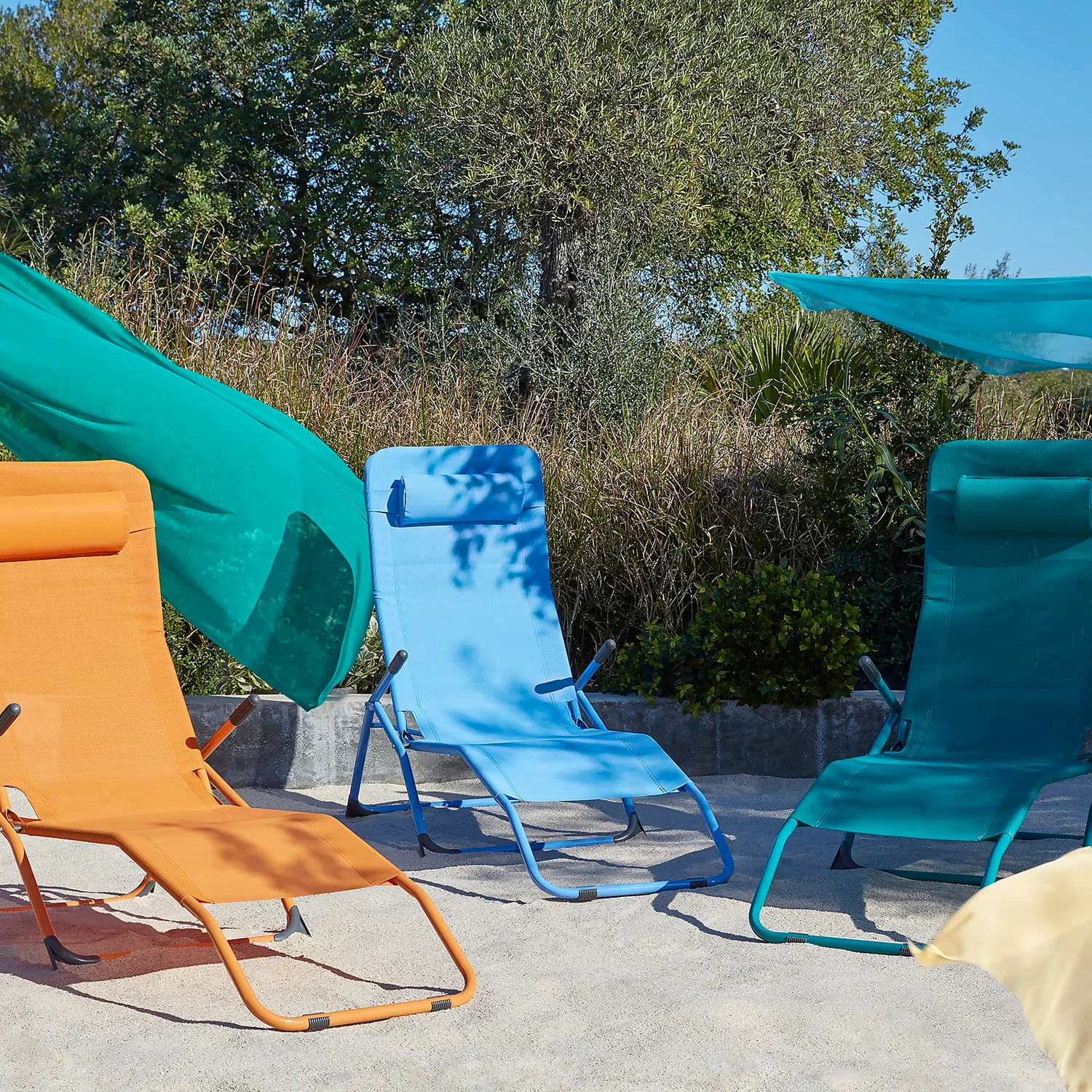 Siesta Sun Lounger - Green 4 Siesta Sun Lounger - Green - Image 2