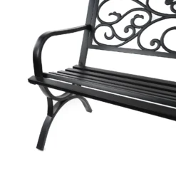 Ornate Metal Garden Bench -Shed And Soil Sales 14005780 3405018249598597