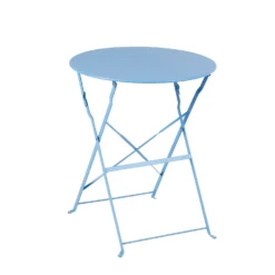Millie Metal Bistro Set - Blue -Shed And Soil Sales 14005783 1995022384428895