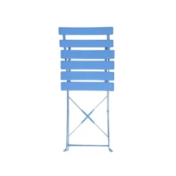 Millie Metal Bistro Set - Blue -Shed And Soil Sales 14005783 2055018249978976