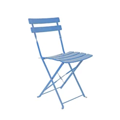 Millie Metal Bistro Set - Blue -Shed And Soil Sales 14005783 3895018249938476