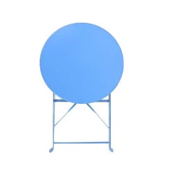 Millie Metal Bistro Set - Blue -Shed And Soil Sales 14005783 3945018250015570