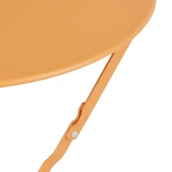 Millie Metal Bistro Set - Yellow -Shed And Soil Sales 14005784 1765022384550425