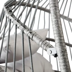 Grey Single Garden Hanging Chair -Shed And Soil Sales 14005785 1125036152260456