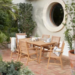 Miri 6 Seater Wooden Garden Dining Set 19 Miri 6 Seater Wooden Garden Dining Set -Shed And Soil Sales 14183988 1955022106791384